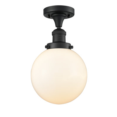 Adelaida Glass Semi Flush Mount
