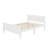 Wood Platform Bed With Headboard-1369864144