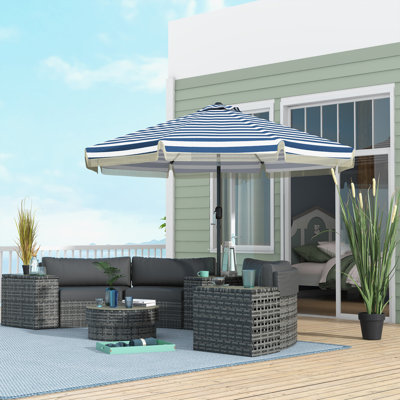 Parasol de table pour l'extérieur 9 pi