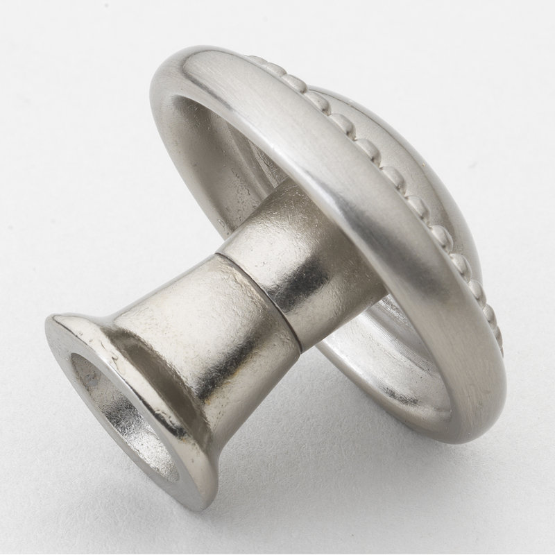 Mushroom Knob, Satin Nickel