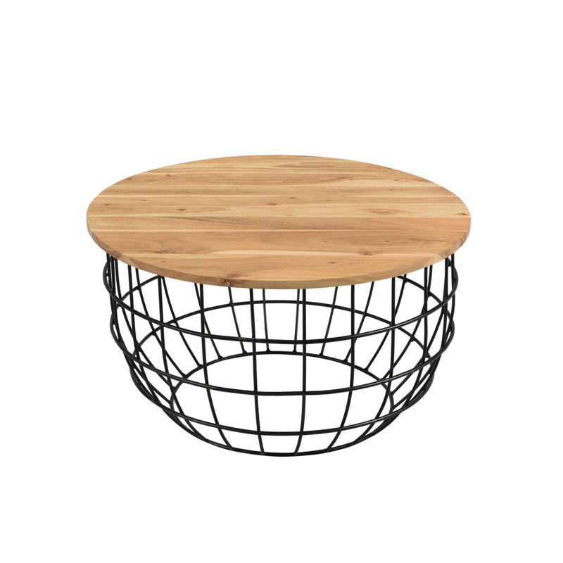 Dreem Solid Wood Top Single Coffee Table