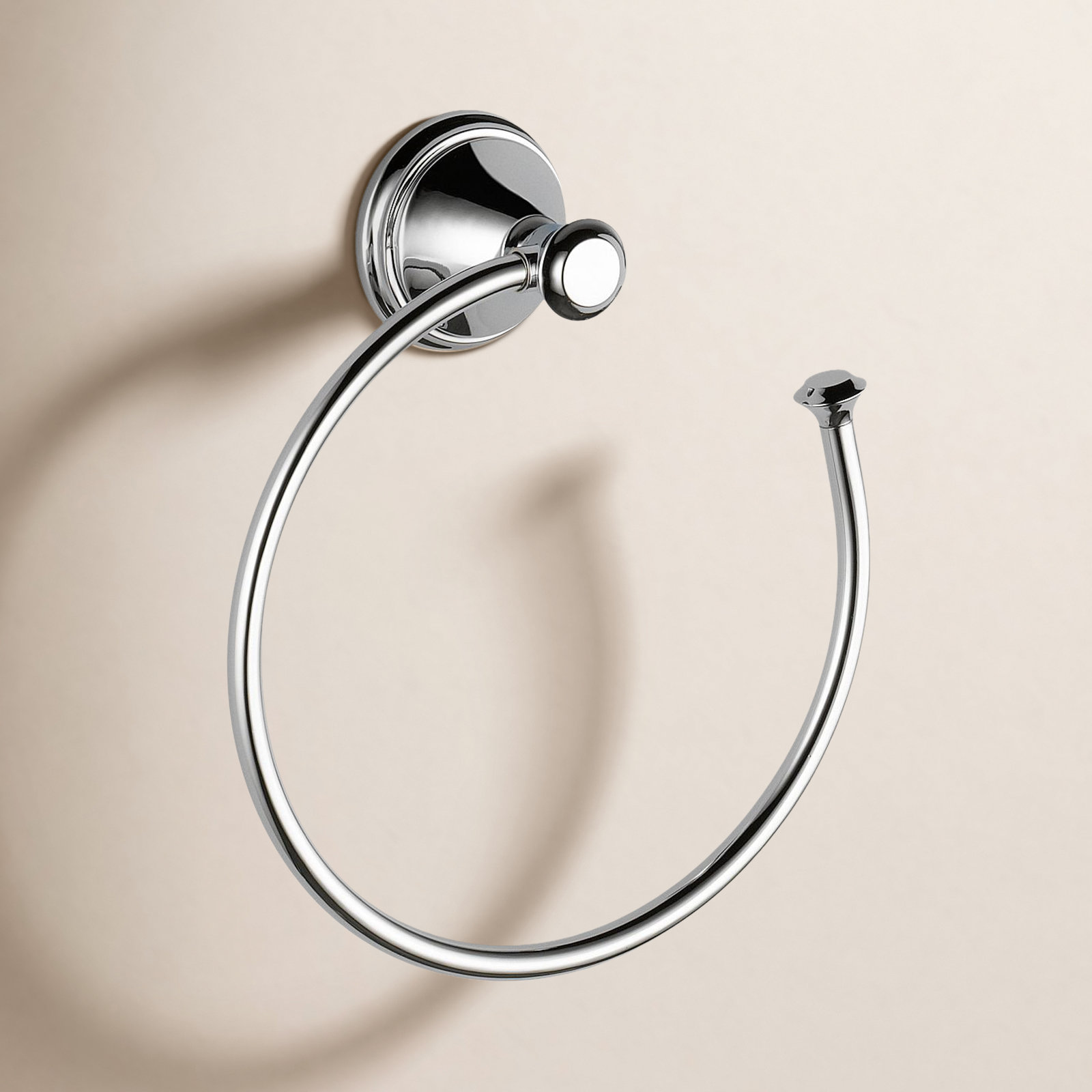 Cassidy™ Round Open Towel Ring, Chrome