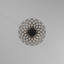 Luminaire sphère suspendu 4 lumières lanterne Fianna