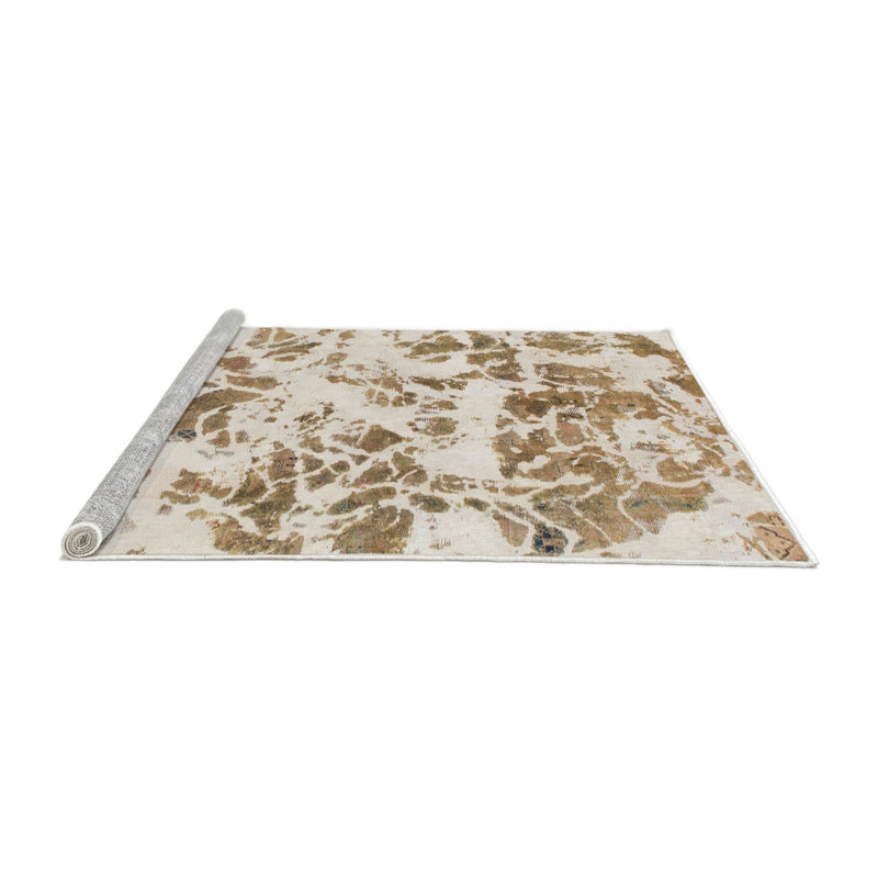 Akhilleus Abstract Indoor Rug, Round 6'