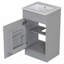 Meuble-lavabo 20 po avec lavabo en céramique, tablette réglable-114360035
