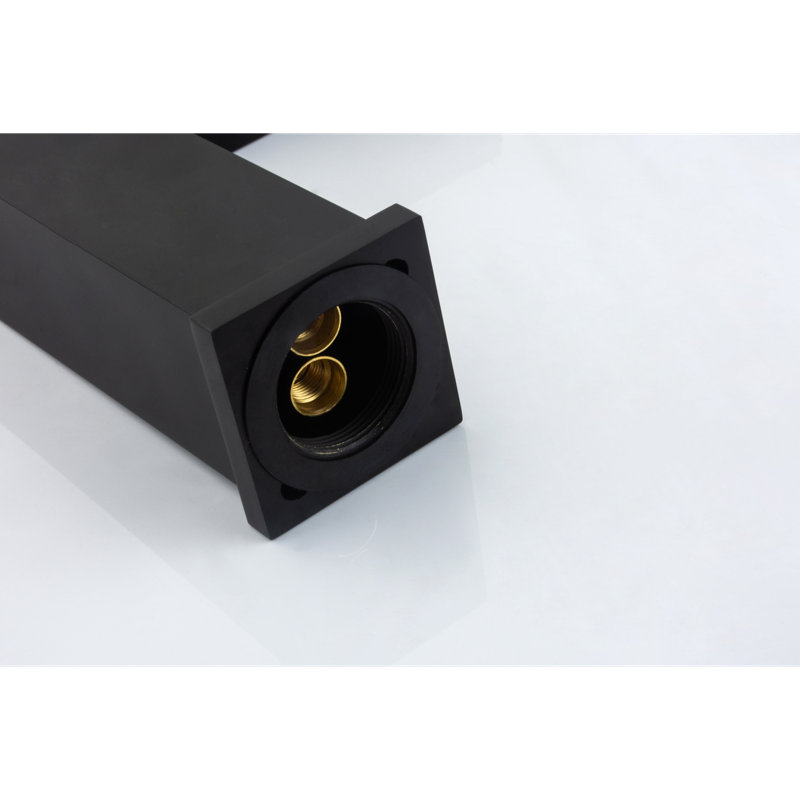 Upc Faucet With Drain, Oil Rubber Black