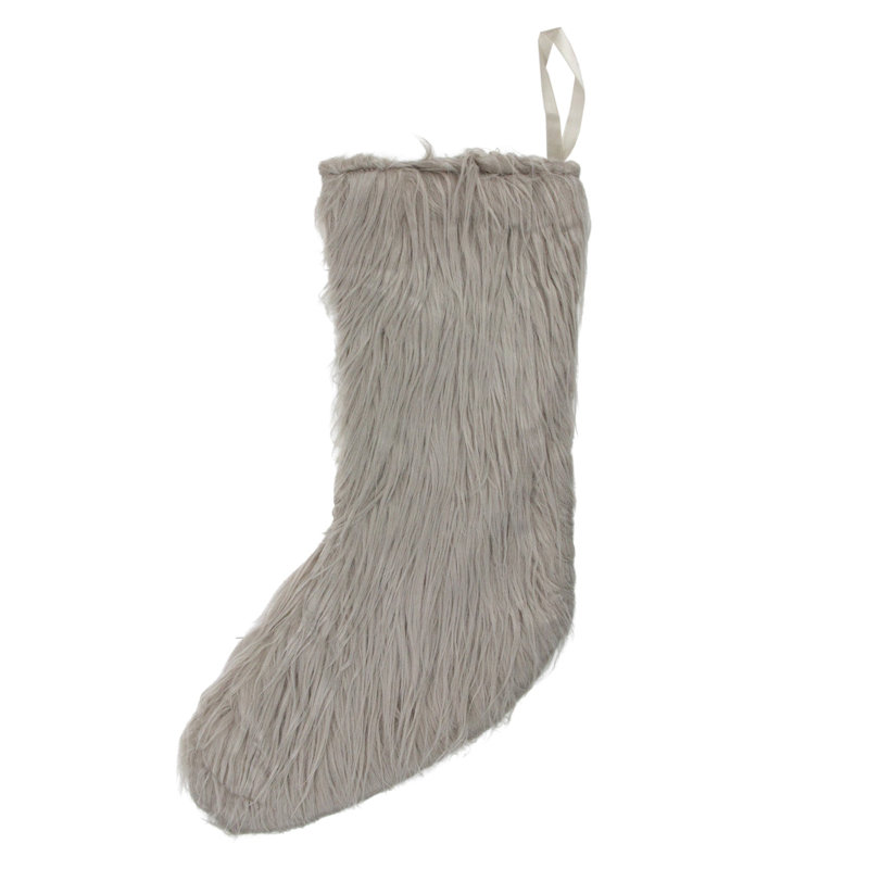 Chaussette de Noël 17,5 po Taupe