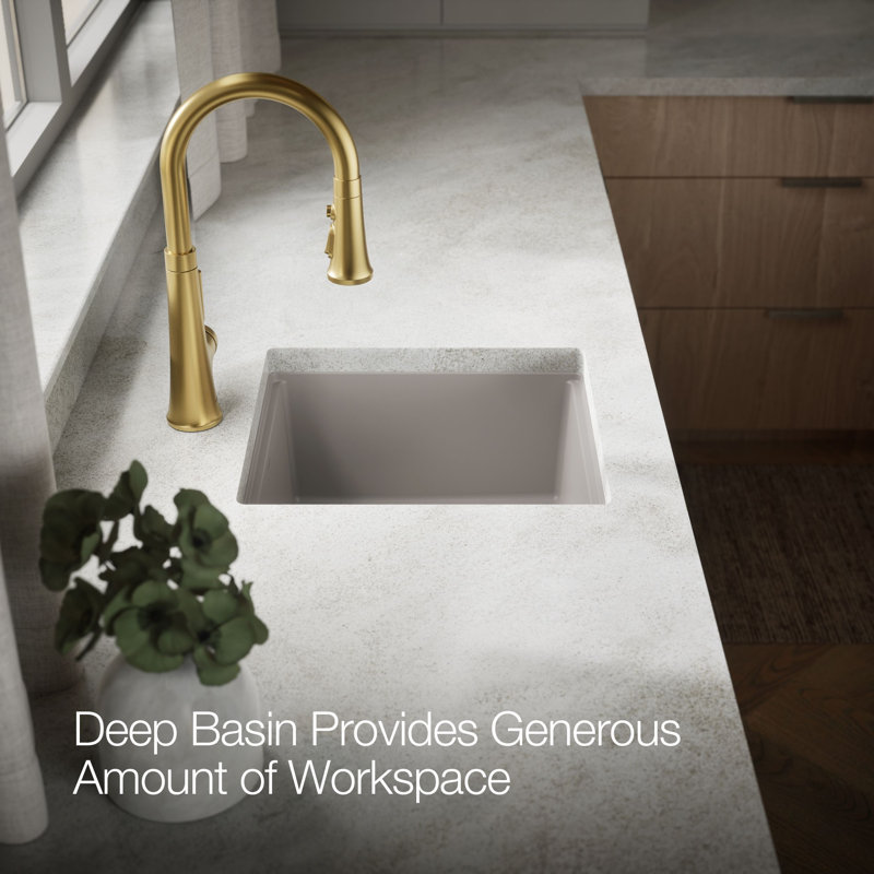 Billings Undermount Bar Sink, Beige