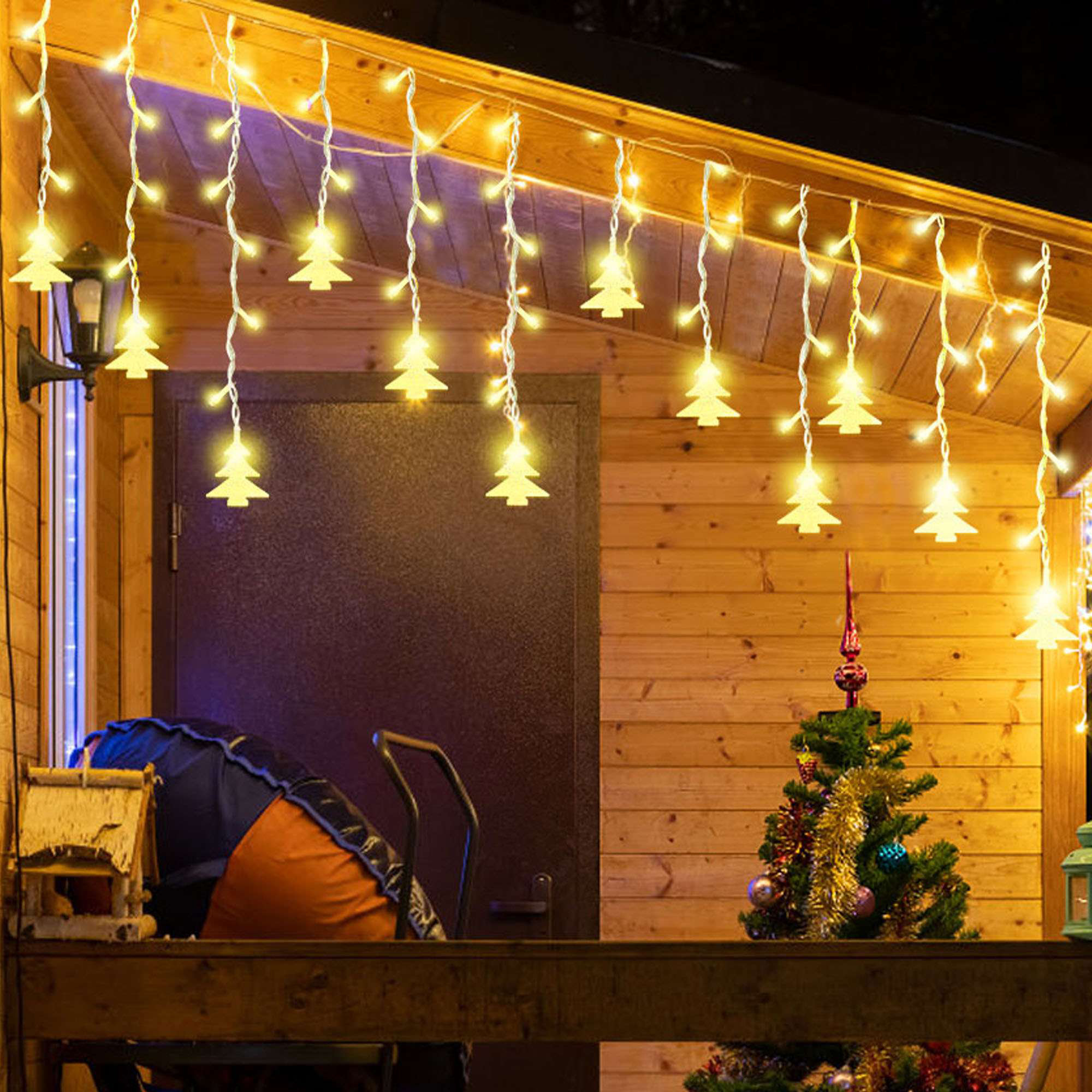 The Holiday Aisle® 137.8'' LED String Lights | Wayfair, image size:2000x2000