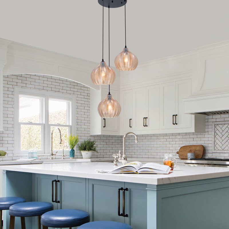 3-light Dimmable Cluster Pendants