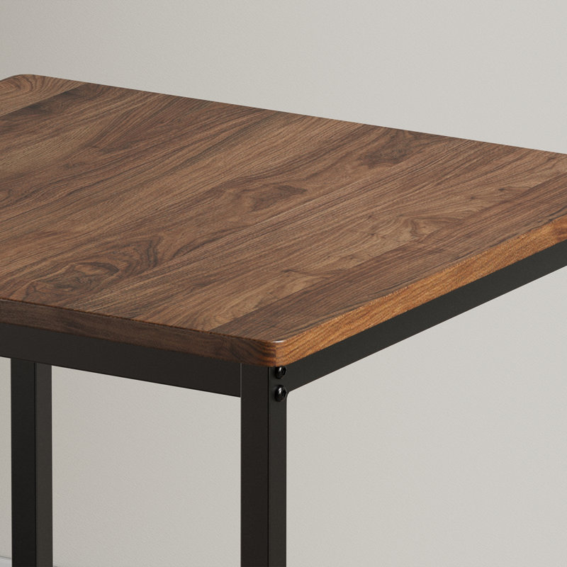 Square Bar Table,small Kitchen Dining, Cocktail Table,high Top Pub For Party,sturdy Metal Frame,space-saving Narrow For Living Room,kitchen,bar