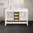 Eviva London 48"W X 18"D Double Sink Bathroom Vanity With White Carrara Quartz Countertop And Undermount Porcelain Sinks-121642302-105920593-121642304