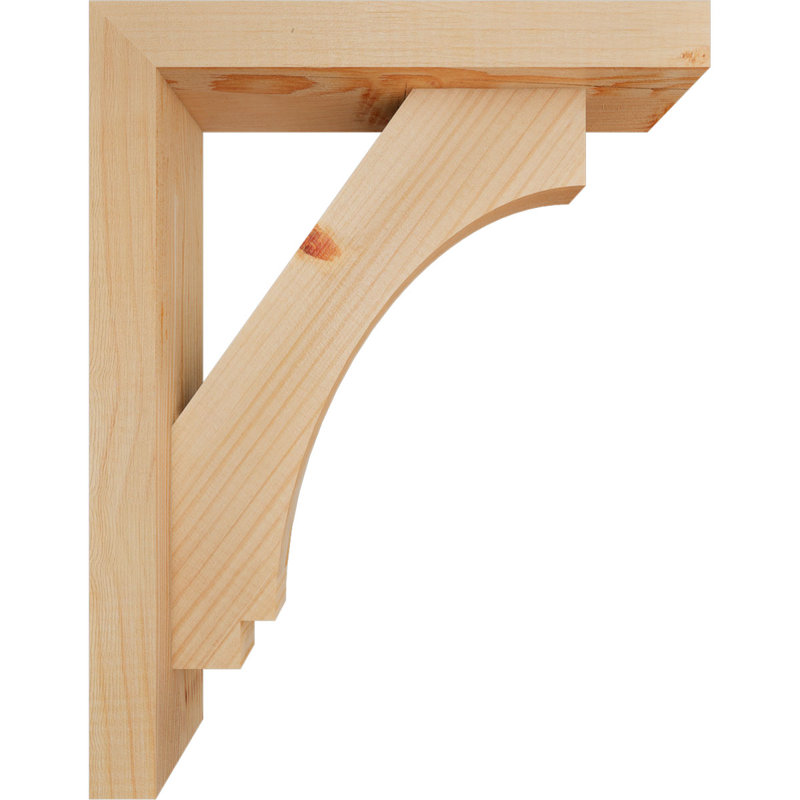 Support de bloc impérial avec entretoise décalée, 18 x 14, Sapin Douglas de l 3 1/2 (lisse)