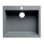 Évier de cuisine en granite en composite l 24 po x l 20 po-36904099