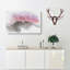 Mountain Mirror In Abstract - Wrapped Canvas Print-55310396