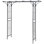 Tonnelle de jardin en métal, structure stable robuste idéale pour les plantes grimpantes, vignes suspendues, décoration extérieure polyvalente pour le jardin, le patio, la cour, l'anniversaire de mariage, la célébration