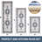 Non-Slip Kitchen Mat Runner Rug(Set of 3)-420619491