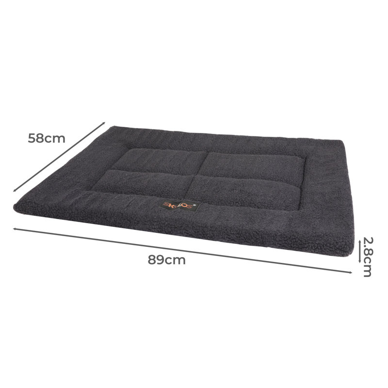 Polyester Pet Bed, 2.8cm H x 89cm W x 58cm D