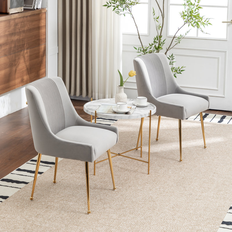 Chaise d'appoint Elian, gris