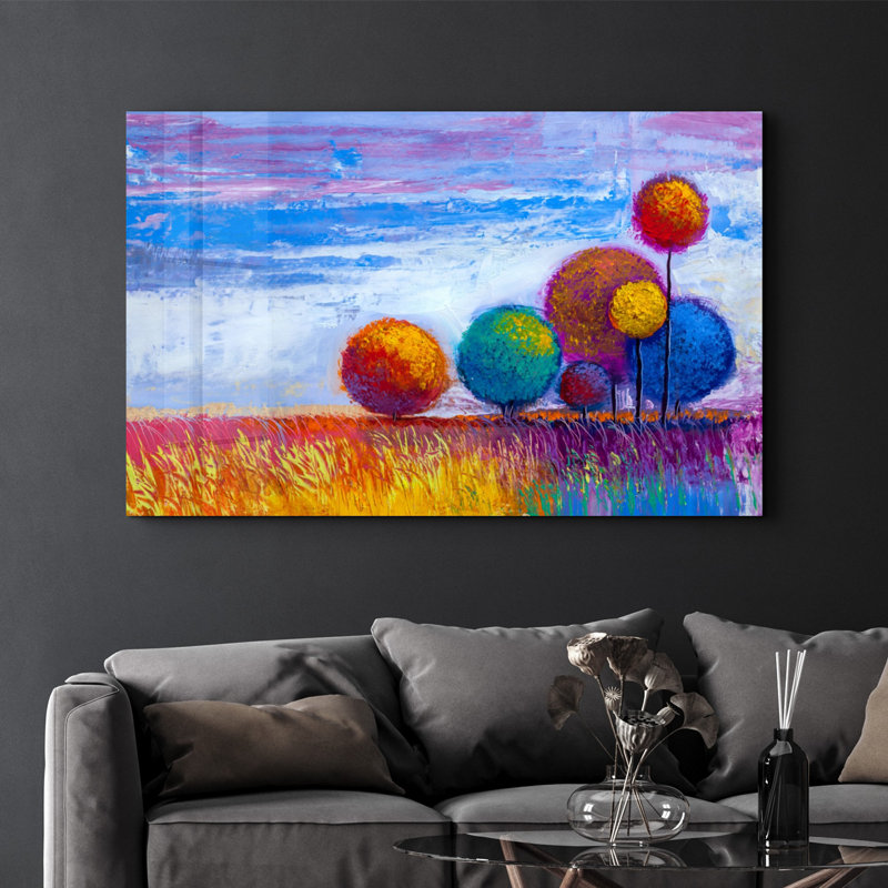 Elegant Tempered Glass Wall Art Painting, 13.8 x 21.7 inches | 100% Tempered Glass, Thickness: 0.16 inches | UV Printed for Vibrant Colors | Perfect for Home Decor, Living Room, & Office Spaces