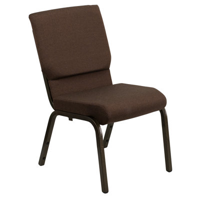 Chaise d'église empilable en tissu 18,5 po Rayleigh