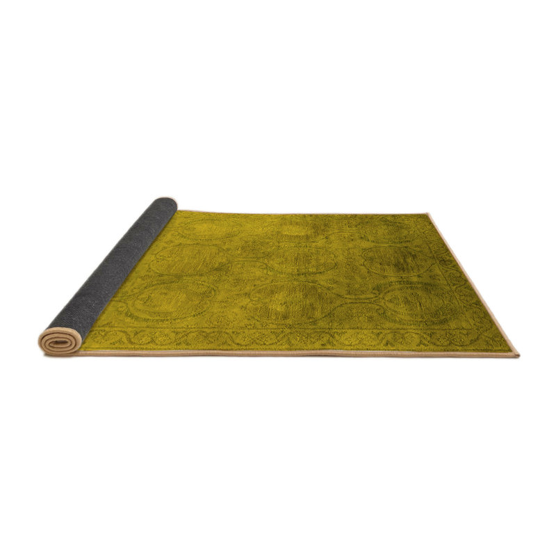 Tapis jaunes modernes Mid-Century 2647