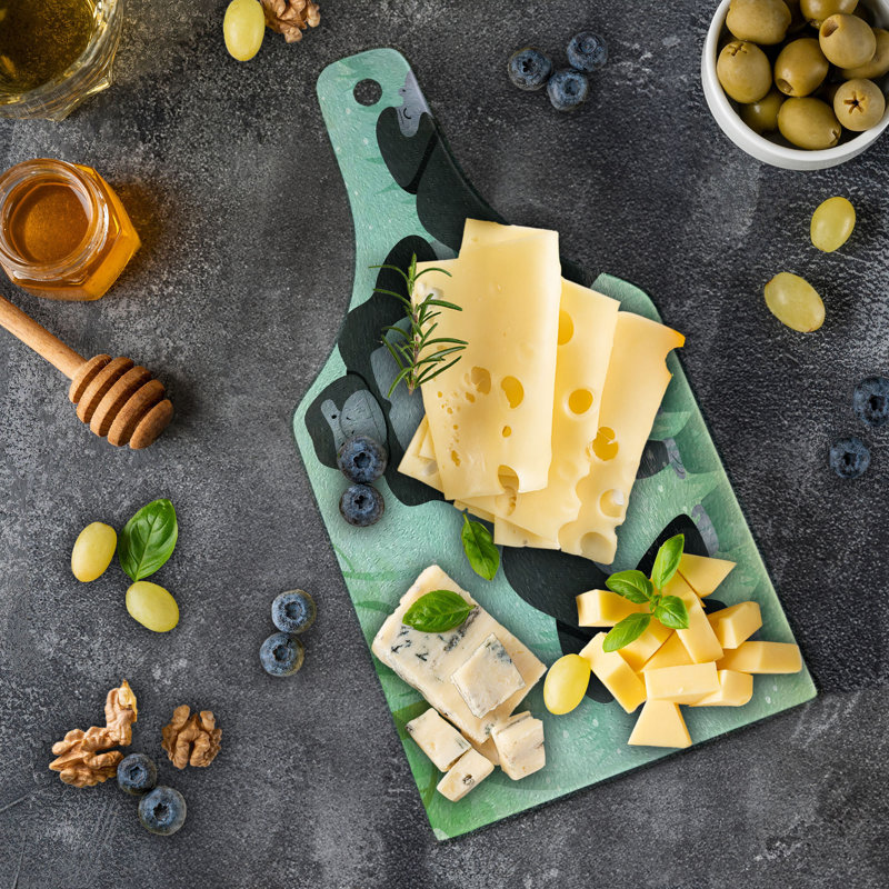 Gorilla Woodland Creatures Tempered Glass Cutting Board