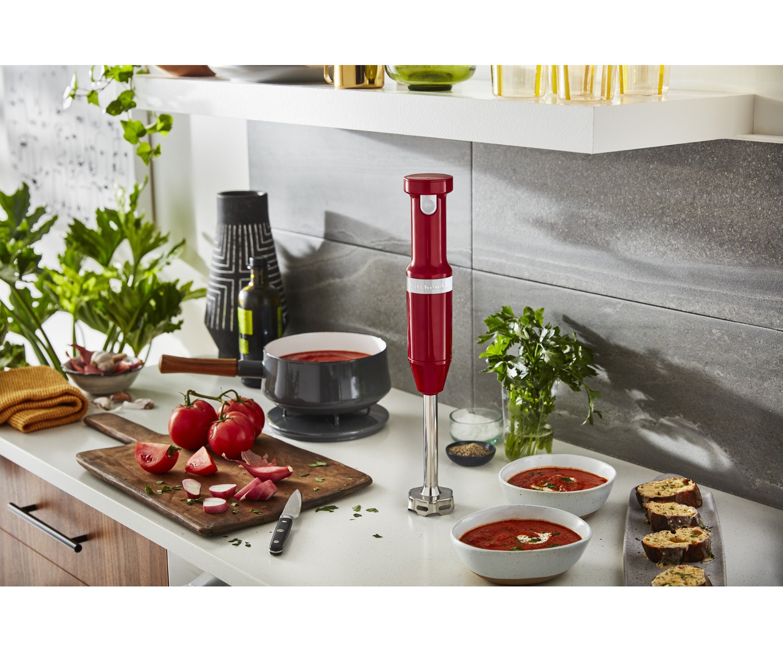 KitchenAid® Cordless Variable Speed Hand Blender, Empire Red