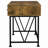 Rustic Nutmeg 2-Piece Computer Desk And Bookcase