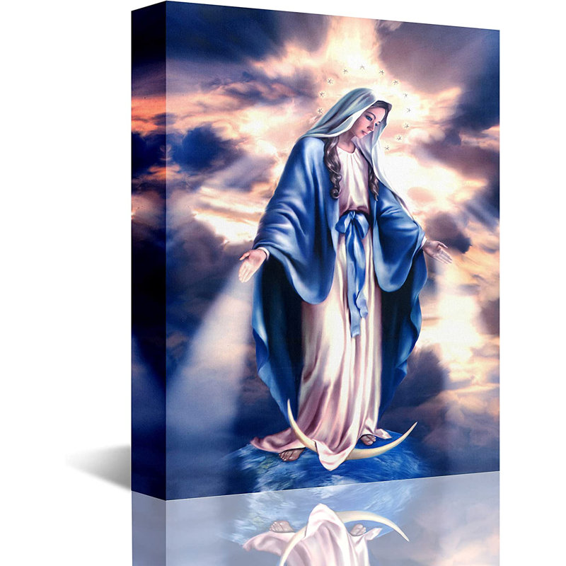 Vierge Marie par James Blakeway - Photographie sans cadre sur toile