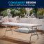 Table pliante en plastique 8 pieds pour banquet et événement avec poignée de transport-14712070-124833742