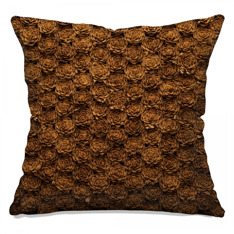 Coussins Brown Brown, 14 X 14 pouces