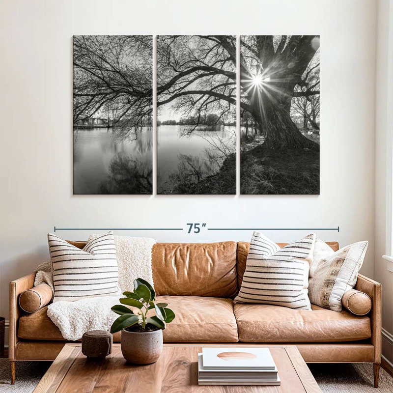 Harnek Sunlight Through Tree, 42" H x 65" W