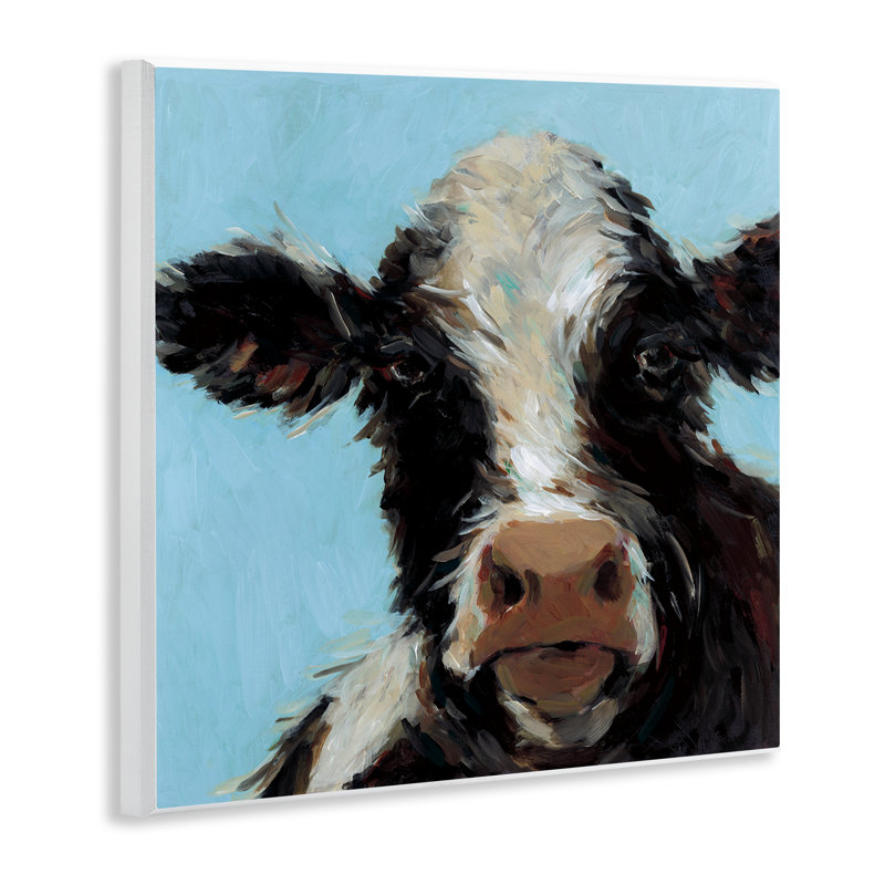 Plaque murale «Cow with Wispy Hair» par Wani Pasion
