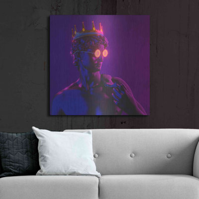 Luxe Michel Art «Michelangelo Bitcoin David» par Lux «Michelangelo Bitcoin David» par Luxe Metal Portfolio