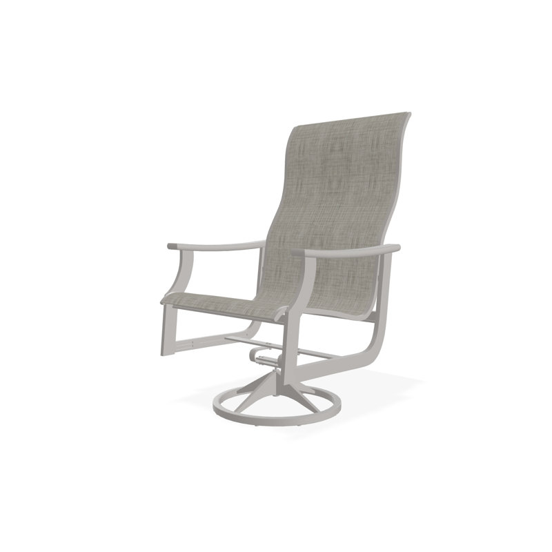 St. Catherine Polymer Outdoor Lounge Chair, Warm Gray, Sicily
