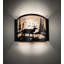 Rustic Lodge 1 - Light Flush Mounted Sconce-125239642-125239641