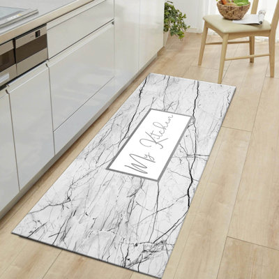 Tapis en jute tissé à la machine en blanc / gris