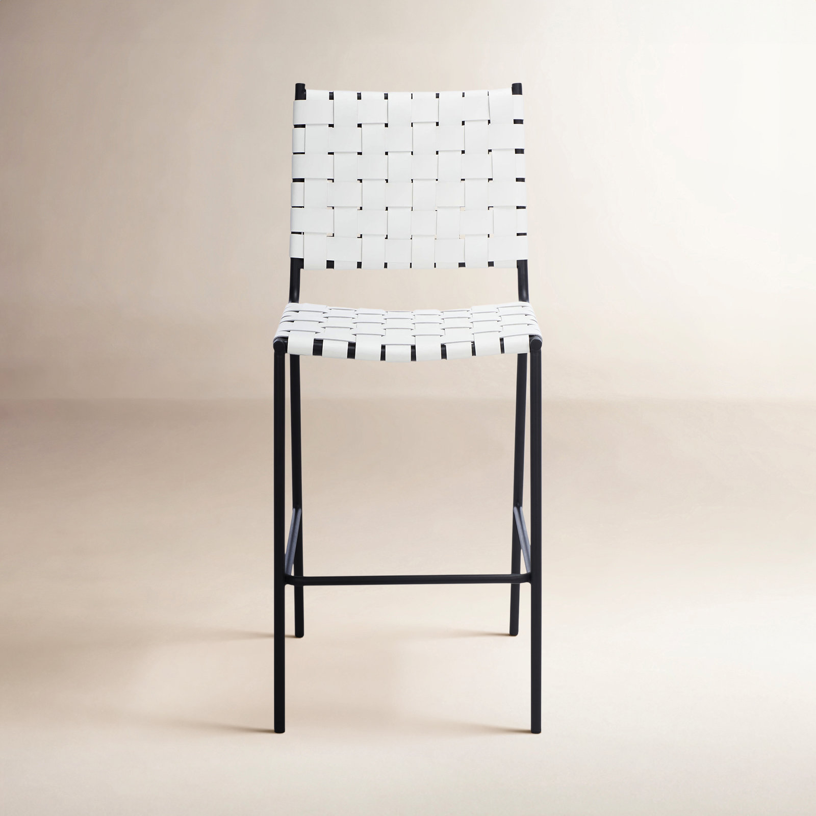 Ryland 26" Bar Stool, Black, White