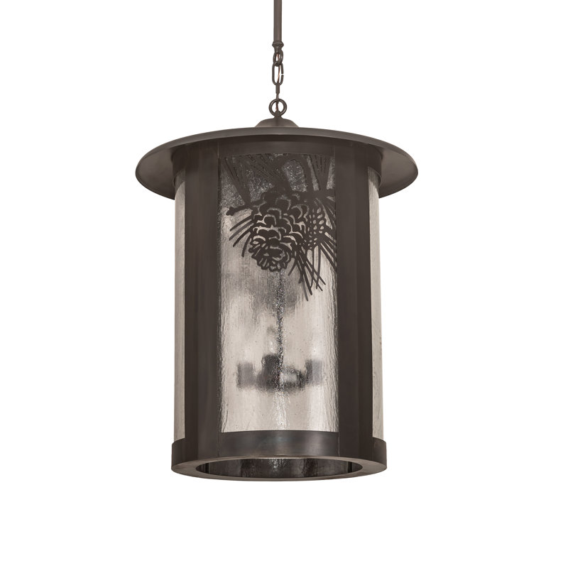 Fulton 4 - Light Brown Lantern Pendant