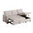 Upholstered Pull Out Sectional Sofa With Chaise-1053960613