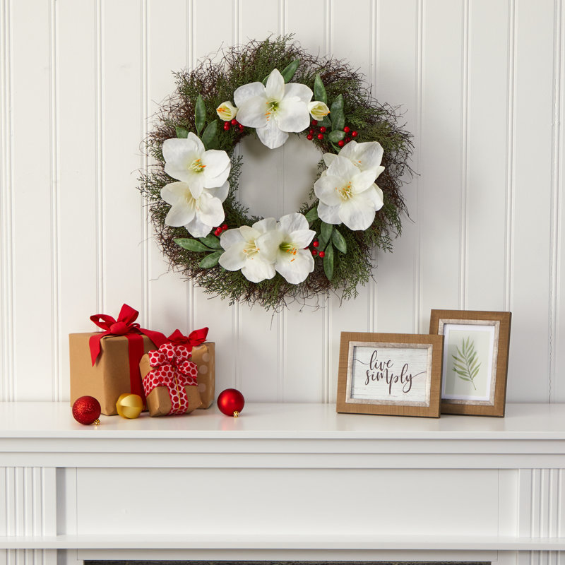 Faux Polyester 20'' Wreath