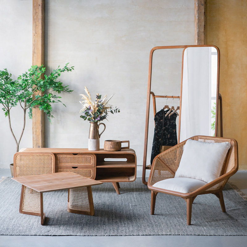 Chaise de loisirs en teck 41 x 32 x 29,5 po Tectona
