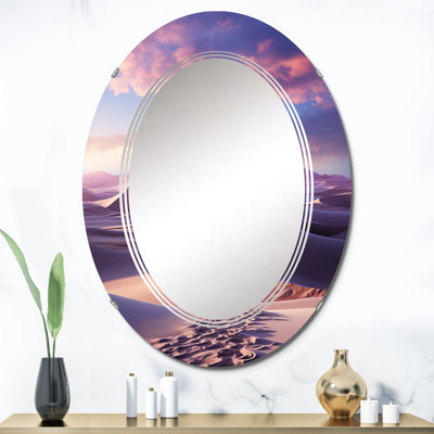 Duo - Miroir mural égyptien ovale