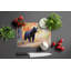 American Black Bear Glass Cutting Board Large