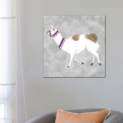 Lovely Llama IV by Noonday Design - Wrapped Canvas Gallery-Wrapped Canvas Giclée