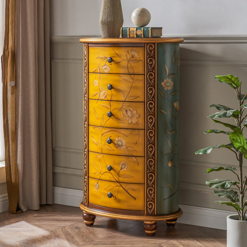 Commode d'appoint Syani, Jaune
