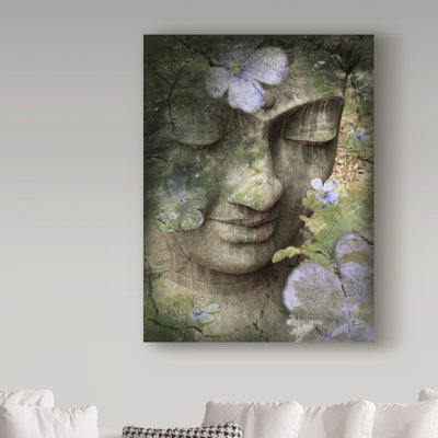 Tellaro 'Inner Tranquility' Acrylic Painting Print on Wrapped Canvas