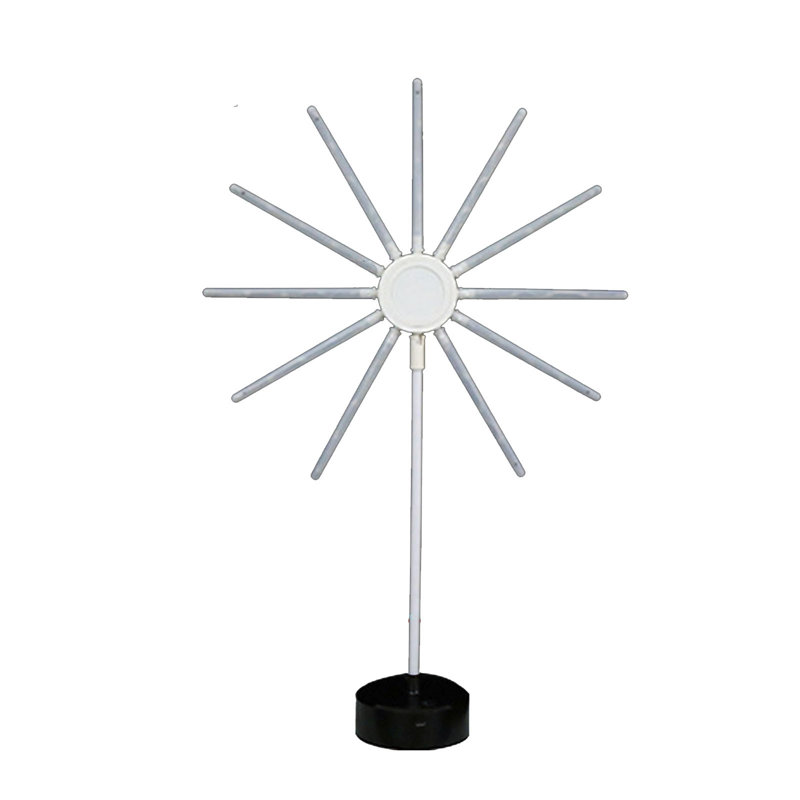 Kbndieu Desktop Light Bluetooth APP Remote Control Water Running Horse Fan Light Light, A