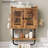 Double Doors Bathroom Wall Cabinet With...